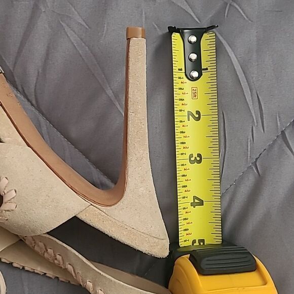 Beige/Nude Schutz 'Lenna' Lace up Strappy Heel - Picture 10 of 11